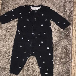 Toddler black PJ/onesie NWOT